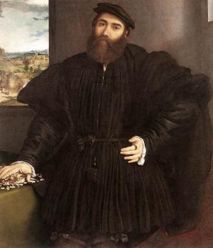 Lorenzo Lotto : Portrait of a Gentleman